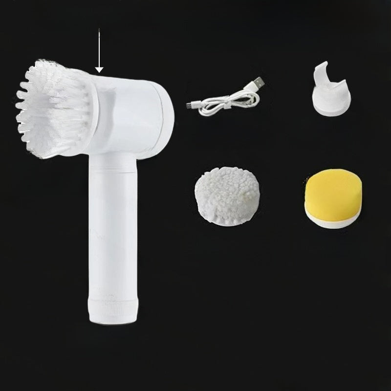 Multifunctional Electric Cleaning Brush with Multiple Heads
