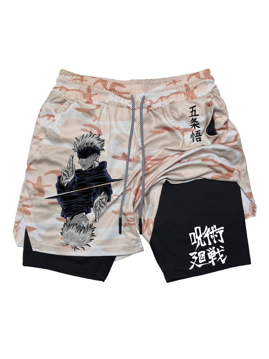 Mens Compression Sport Shorts Quick Dry Gym Shorts