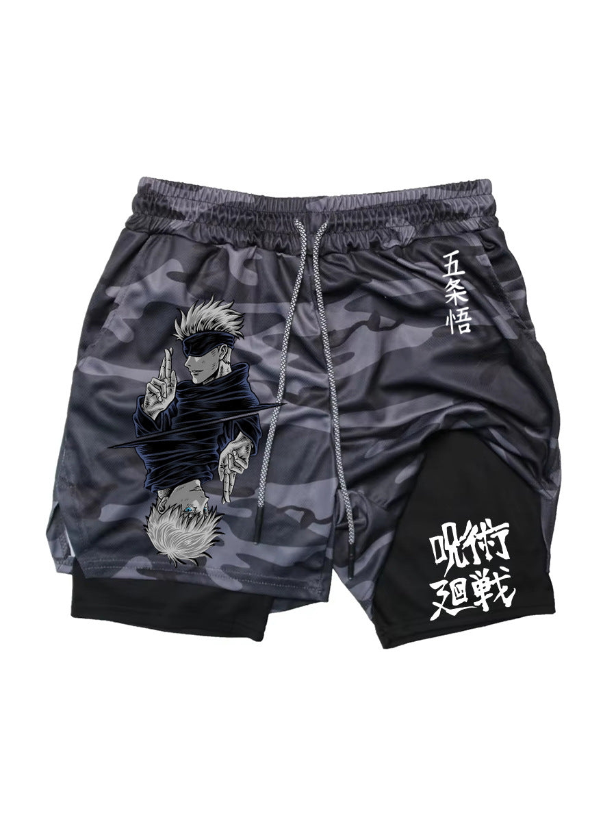 Mens Compression Sport Shorts Quick Dry Gym Shorts