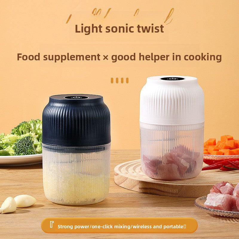 Electric Garlic Press and Food Grinder