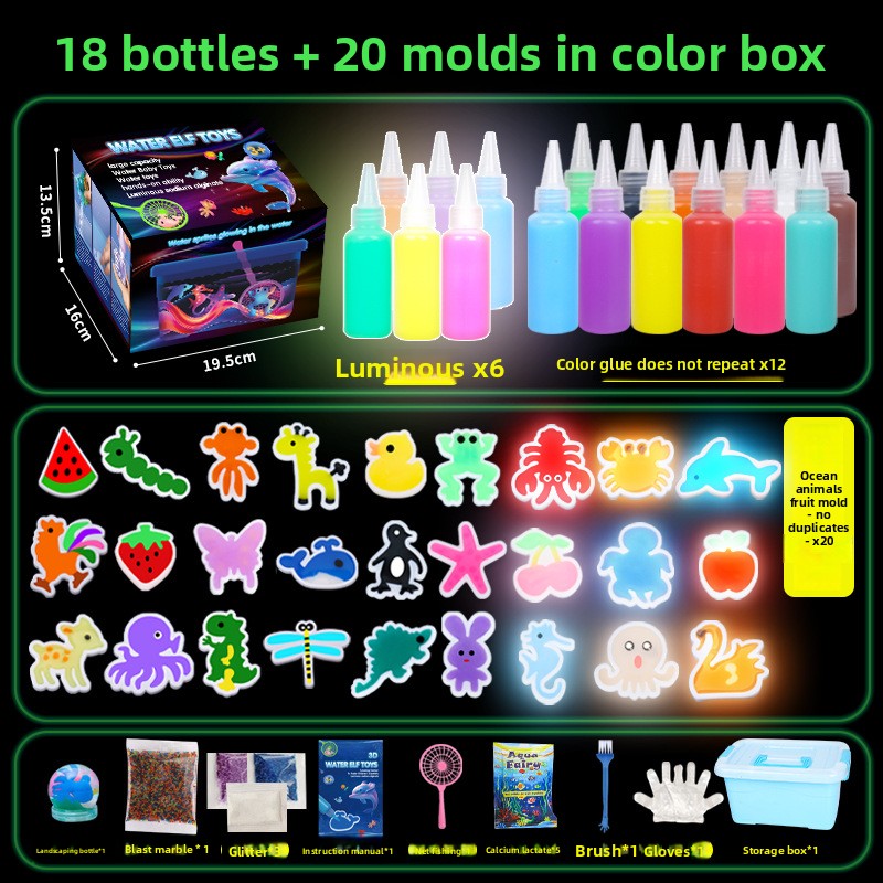 DIY Water Elf Pearlescent Solution Toy Kit
