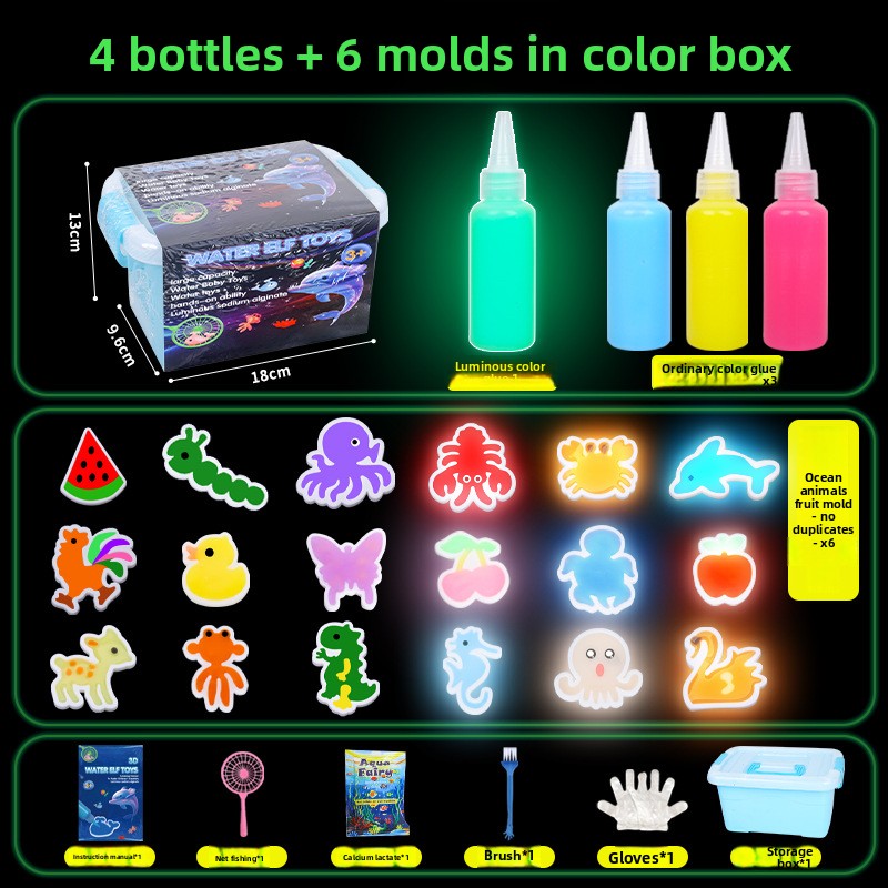 DIY Water Elf Pearlescent Solution Toy Kit