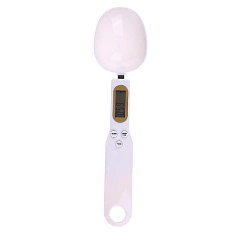 Portable Electronic Kitchen Scale with Spoon Design