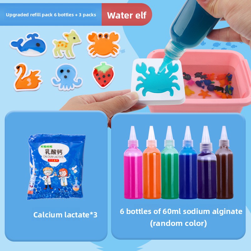 DIY Water Elf Pearlescent Solution Toy Kit