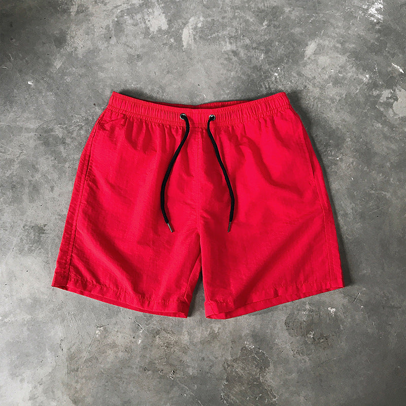 Men Summer Casual Shorts Quick Dry Loose Fit Beach Shorts