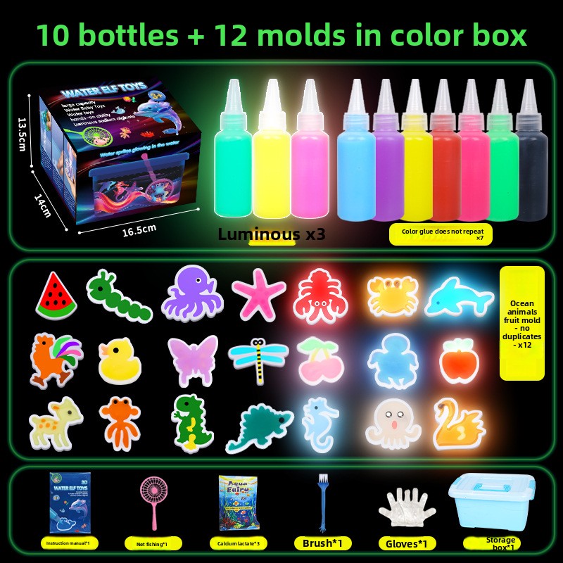 DIY Water Elf Pearlescent Solution Toy Kit