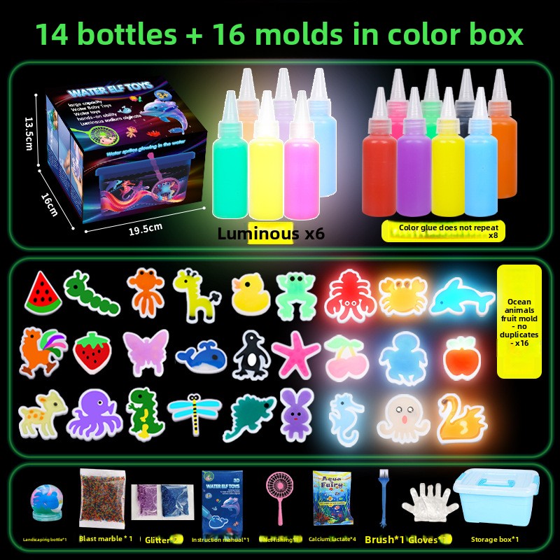 DIY Water Elf Pearlescent Solution Toy Kit