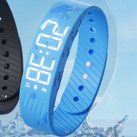 Smart Multi-Function Electronic Watch with Vibrating Alarm