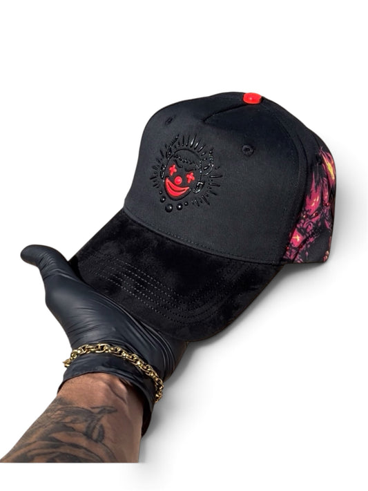 Gorra con estampado de payaso