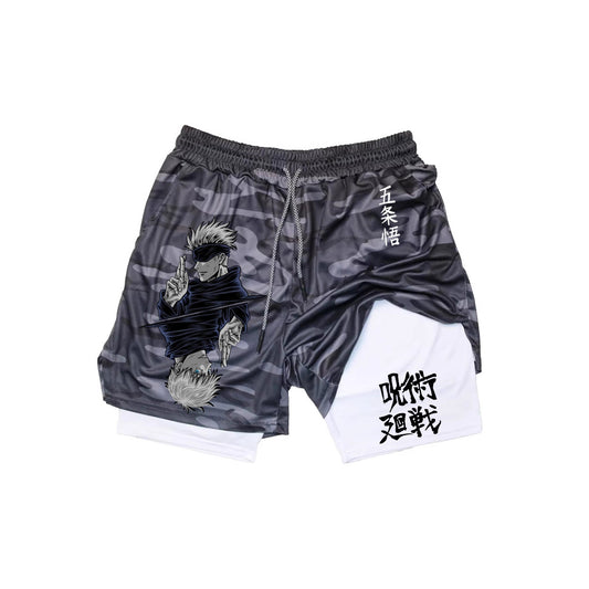 Mens Compression Sport Shorts Quick Dry Gym Shorts