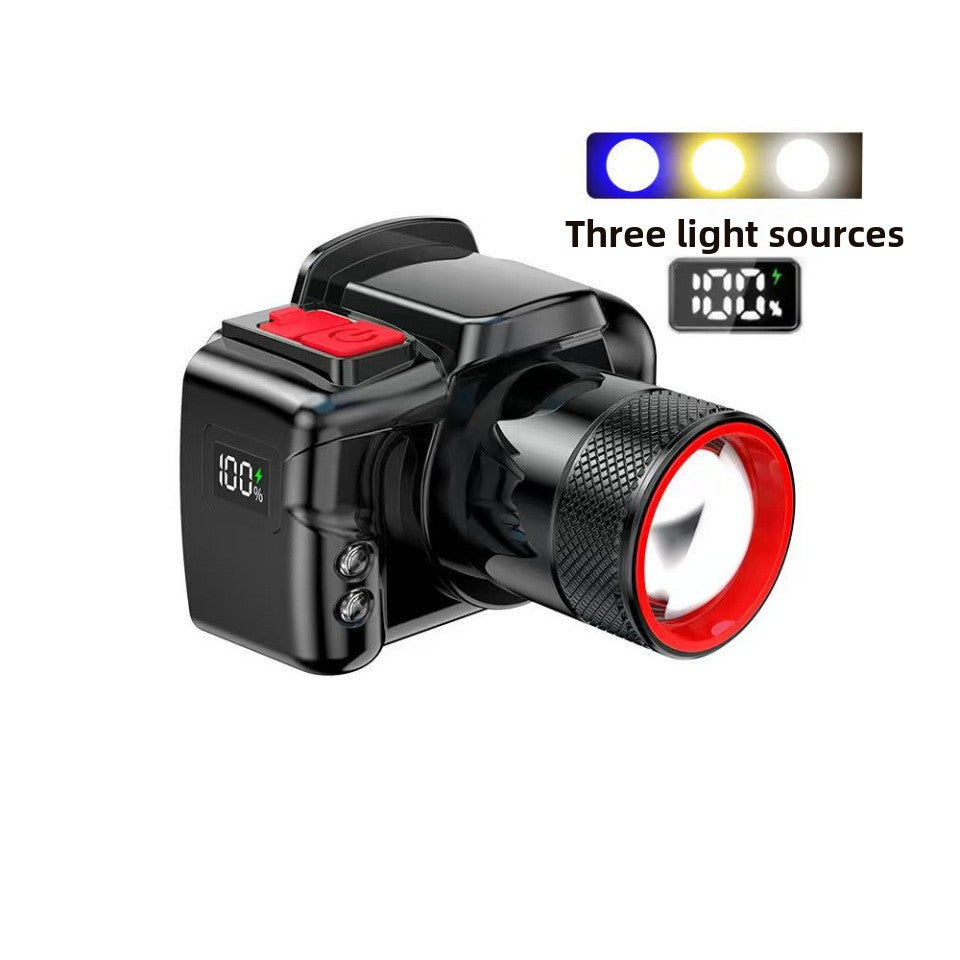 Multifunctional Sensor Headlamp with Type-C Charging