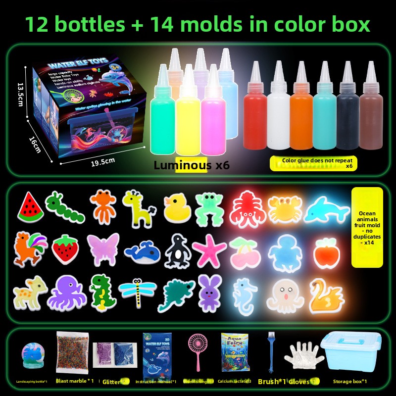 DIY Water Elf Pearlescent Solution Toy Kit