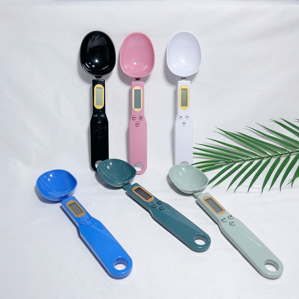 Portable Electronic Kitchen Scale with Spoon Design