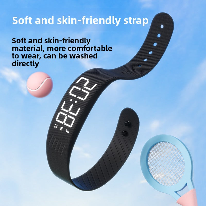 Smart Multi-Function Electronic Watch with Vibrating Alarm