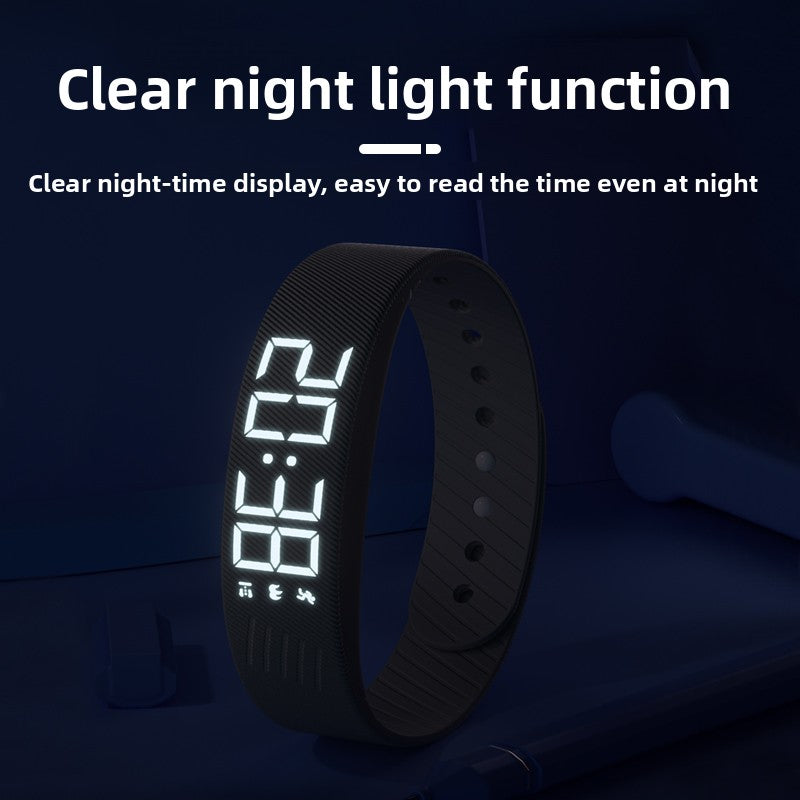 Smart Multi-Function Electronic Watch with Vibrating Alarm