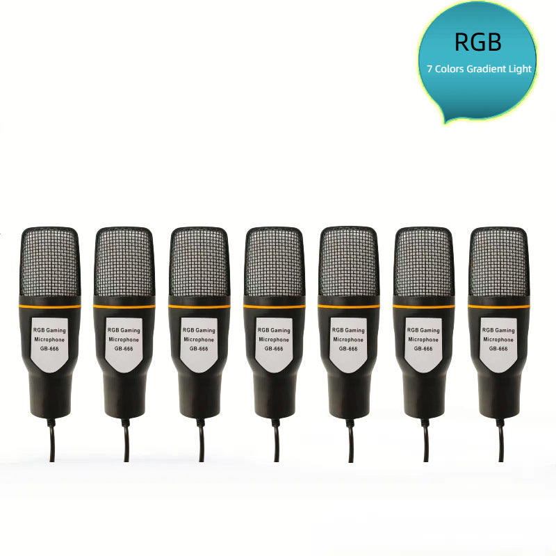RGB Gaming USB Condenser Microphone