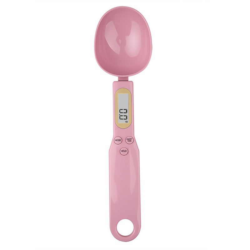 Portable Electronic Kitchen Scale with Spoon Design