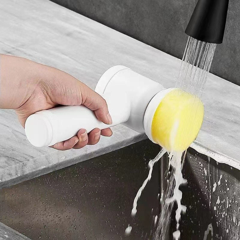 Multifunctional Electric Cleaning Brush with Multiple Heads